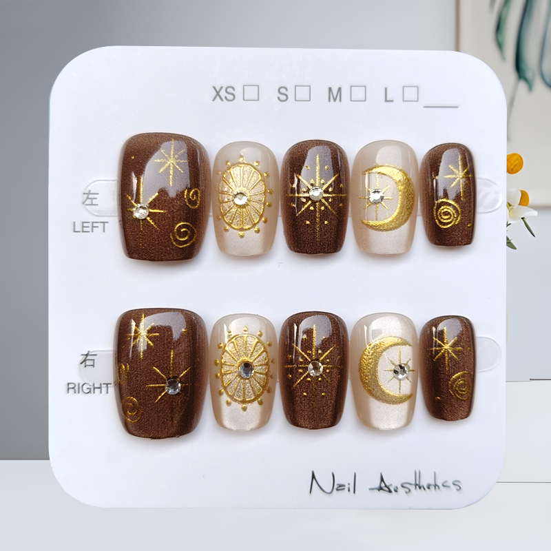 Nail Art Fake - 10 pçs outono e inverno série