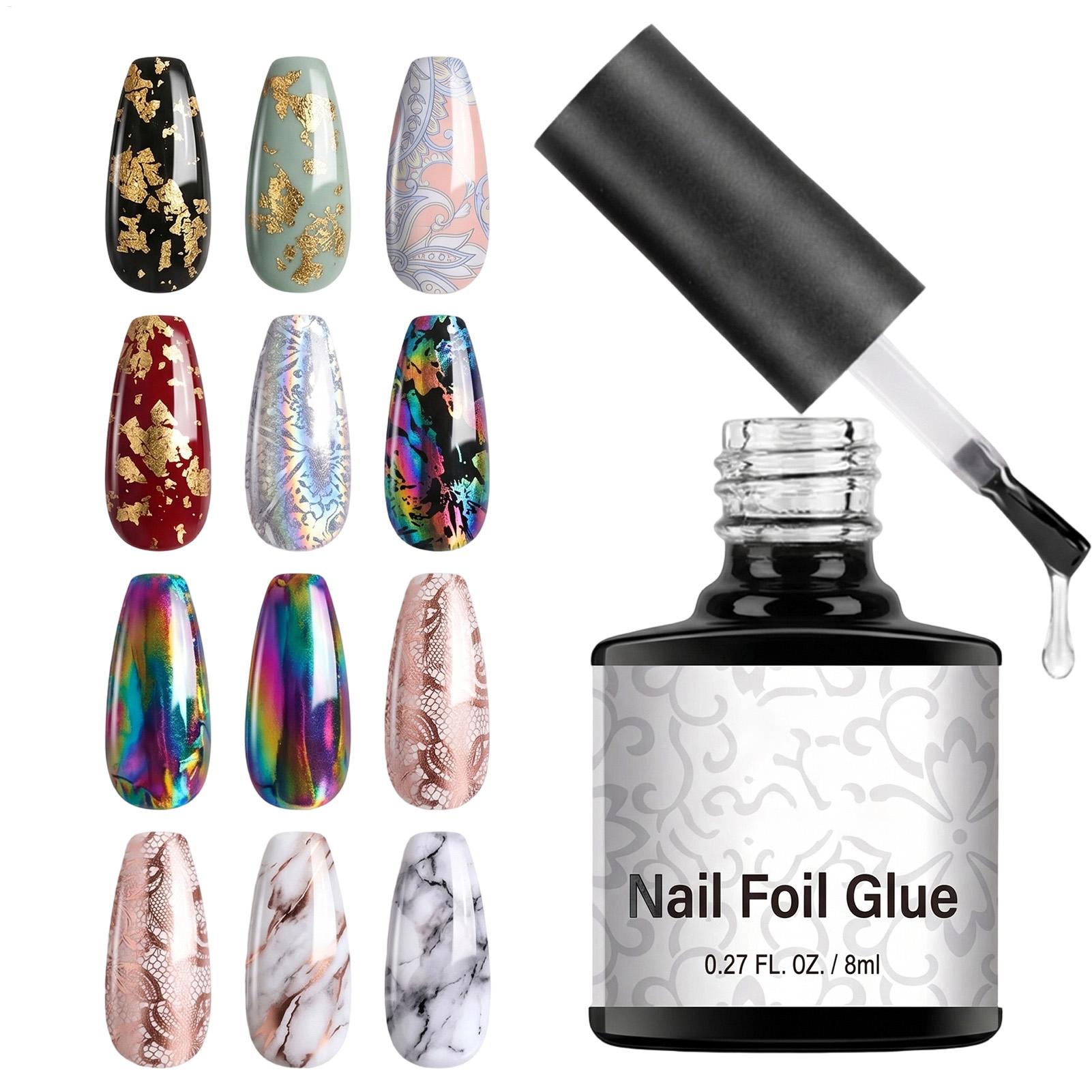 Nail Foil Transfer - Cola para unhas com folhas metálicas