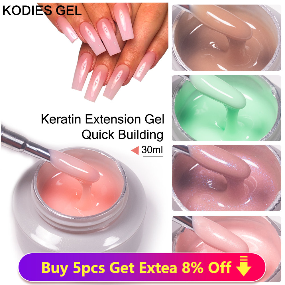 Nail Art Gel Polos - KODIES GEL Builder Gel para Extensão