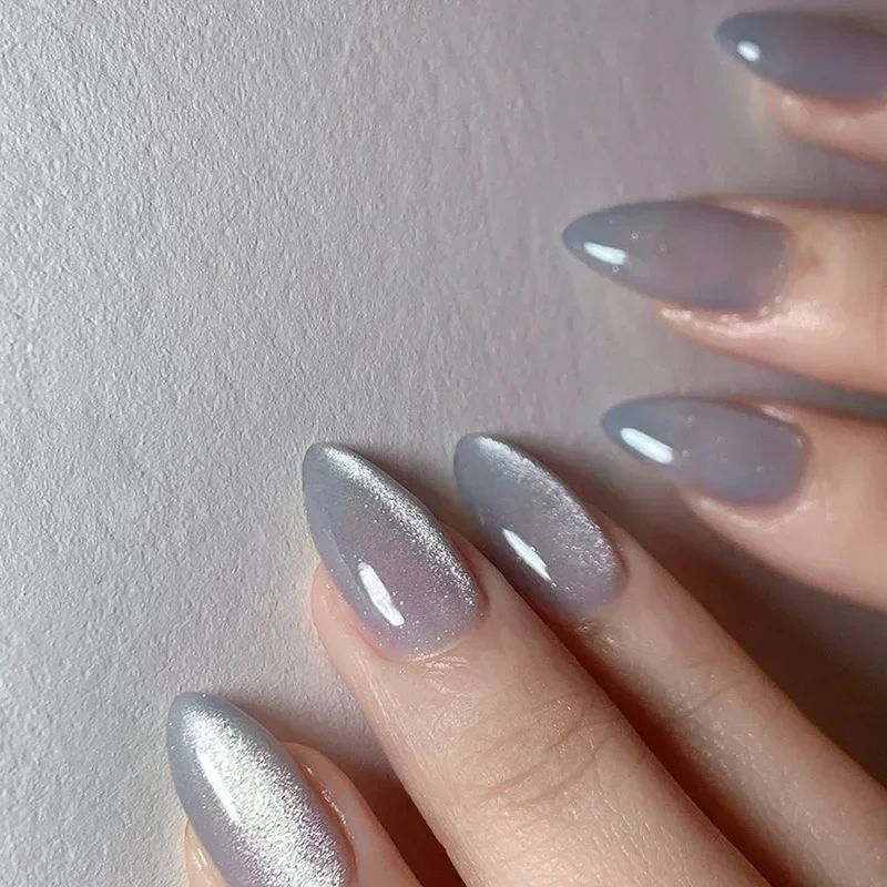 Nail Art Full Cat Eye - 24 pçs cristal olho de gato