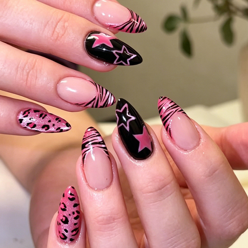 Nail Art Full Cat Eye - 24 Unidades de Unhas Postiças com