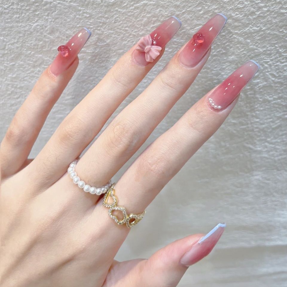 Nail Art France - Cápsula de unhas falsas removíveis sem