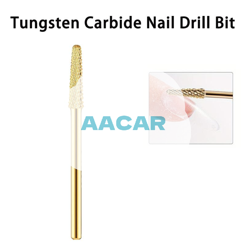 Nail Art Gel Polos - Brocas de aço tungstênio para unhas,
