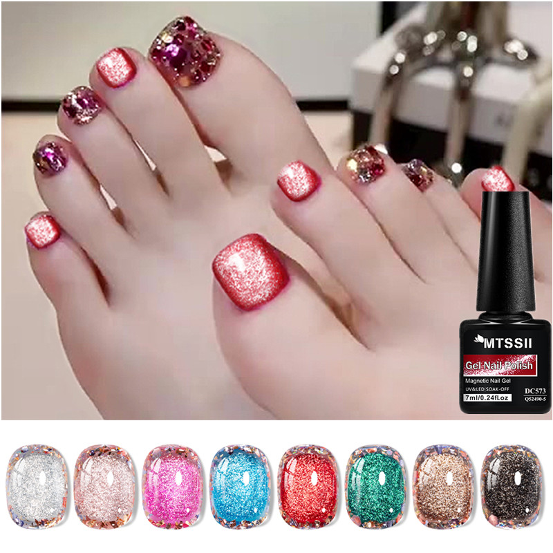 Nail Art Xmas - Super brilhante gato gel magnético unha