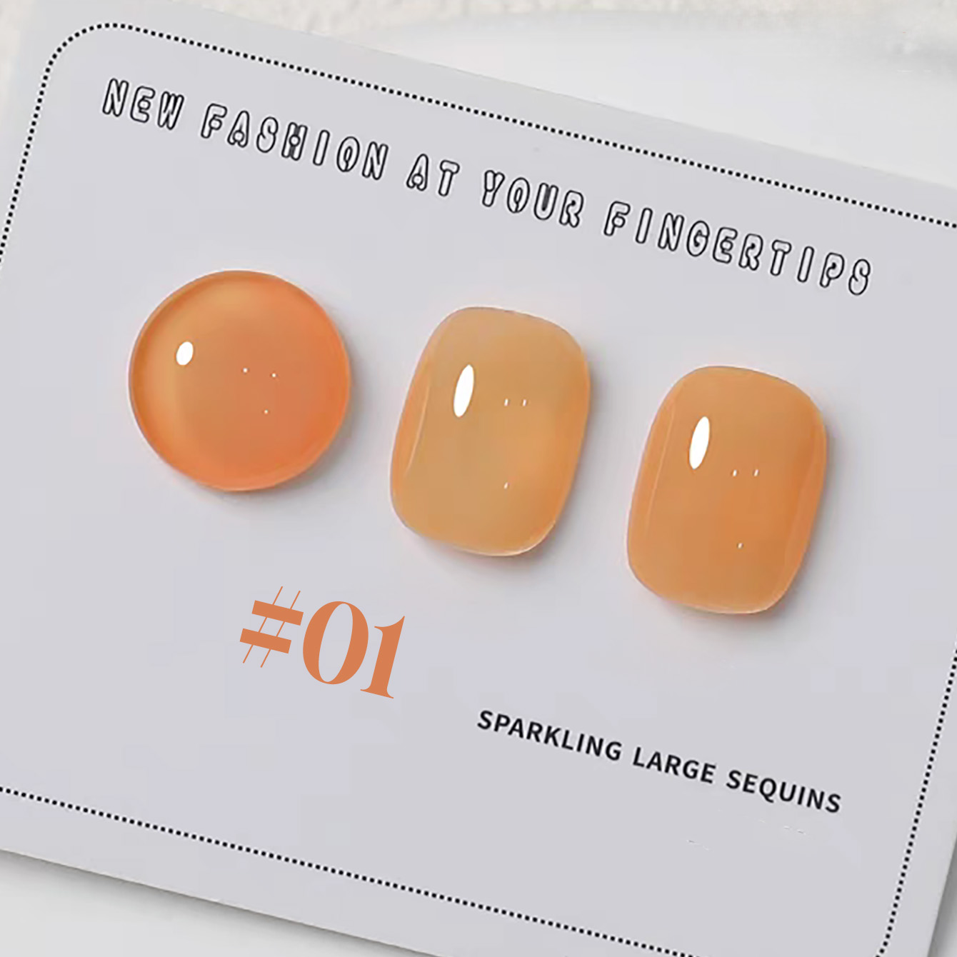 Nail Art Orange - 1-6 peças PSK Novo Esmalte em