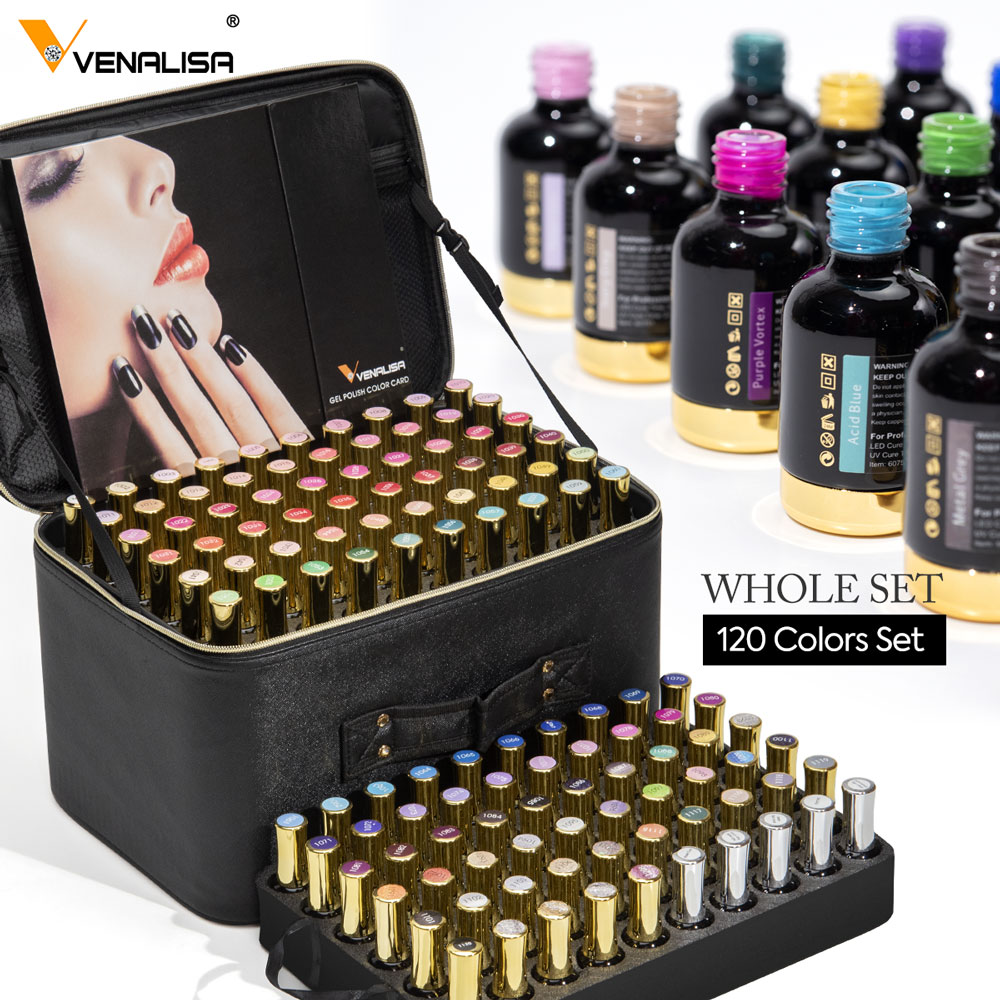 Nail Art Orange - 120 pçs * 12ml venalisa gel