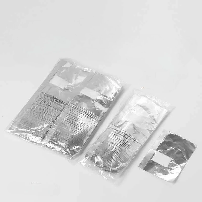 100 pçs removedor de folha de  - Nail Foil Transfer avaliação e preço