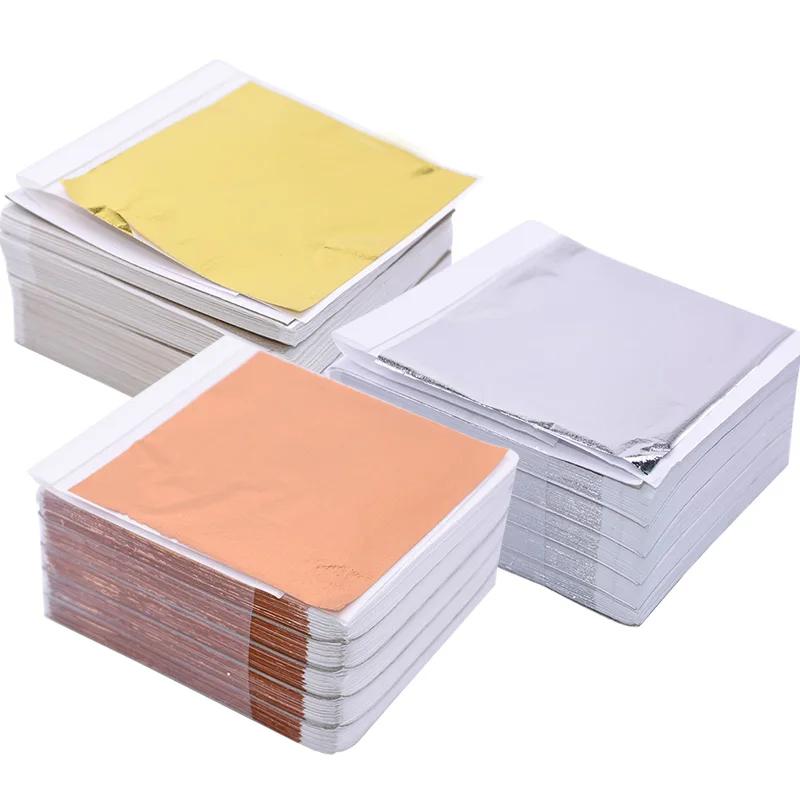 100 folhas de imitação de ouro - Nail Foil Transfer avaliação e preço