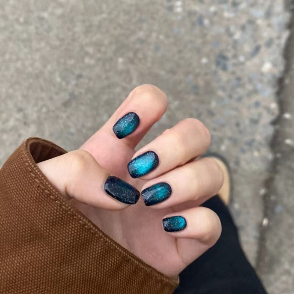 24 Unidades de Unhas Postiças  - Nail Art Full Cat Eye avaliação e preço