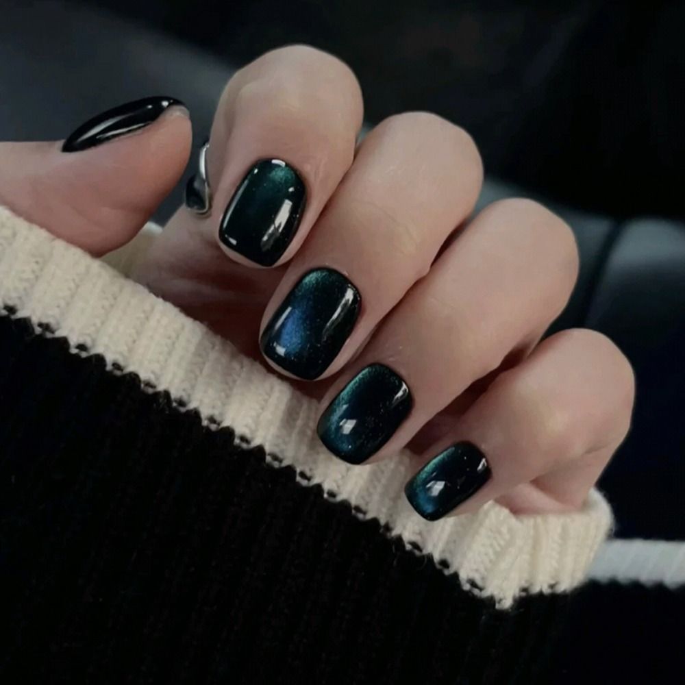 24 Unidades de Unhas Postiças  - Nail Art Full Cat Eye avaliação e preço