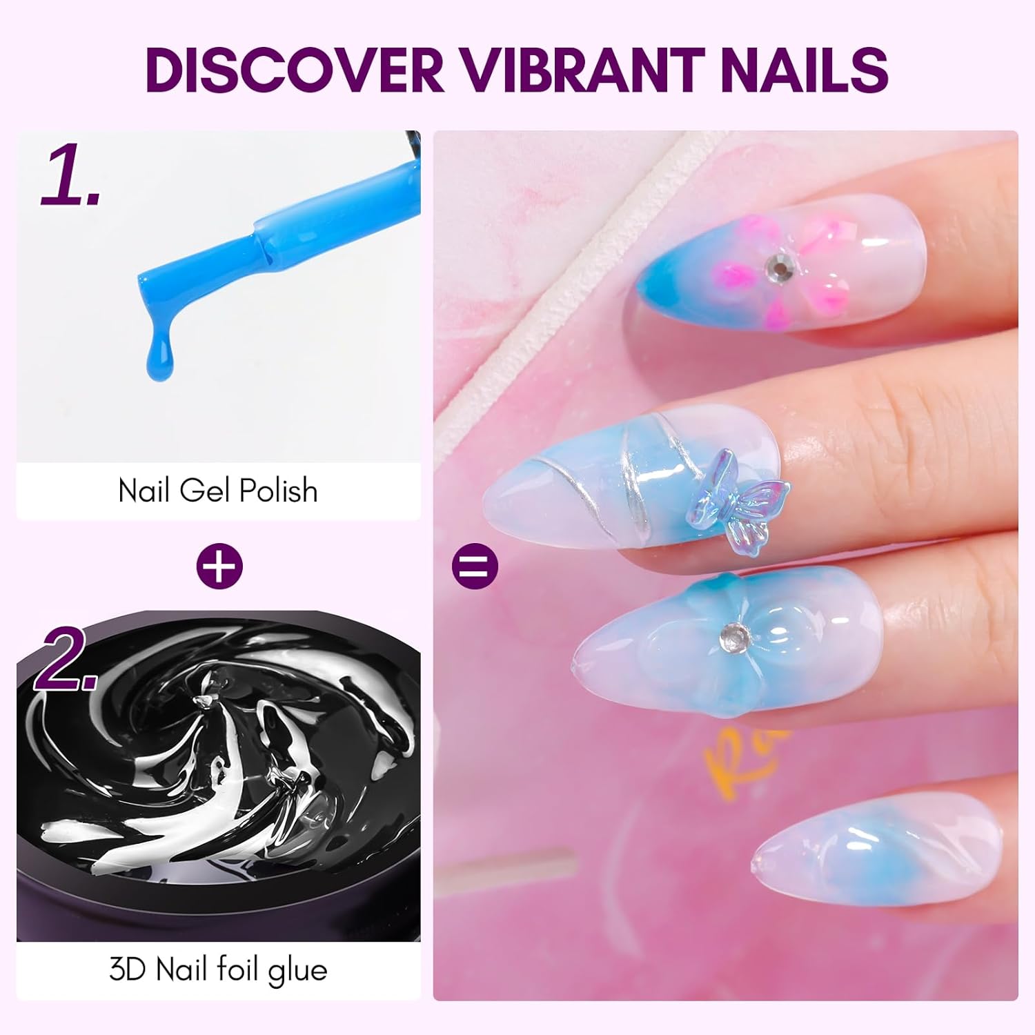 Makartt Gel 3D para Unhas 8ml, - Nail Foil Transfer avaliação e preço