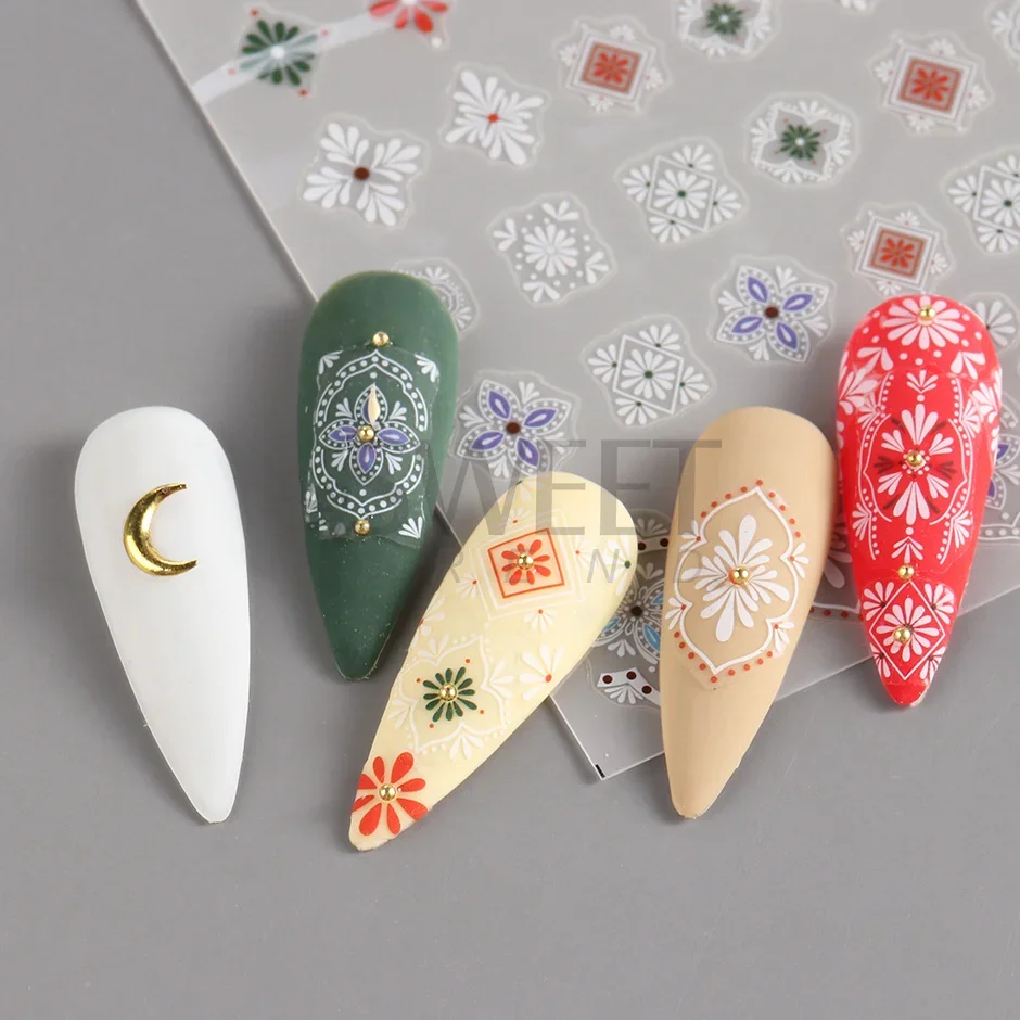3d boêmio fosco novo adesivo d - Nail Art France avaliação e preço