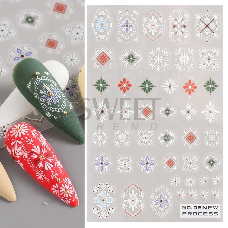 3d boêmio fosco novo adesivo d - Nail Art France avaliação e preço