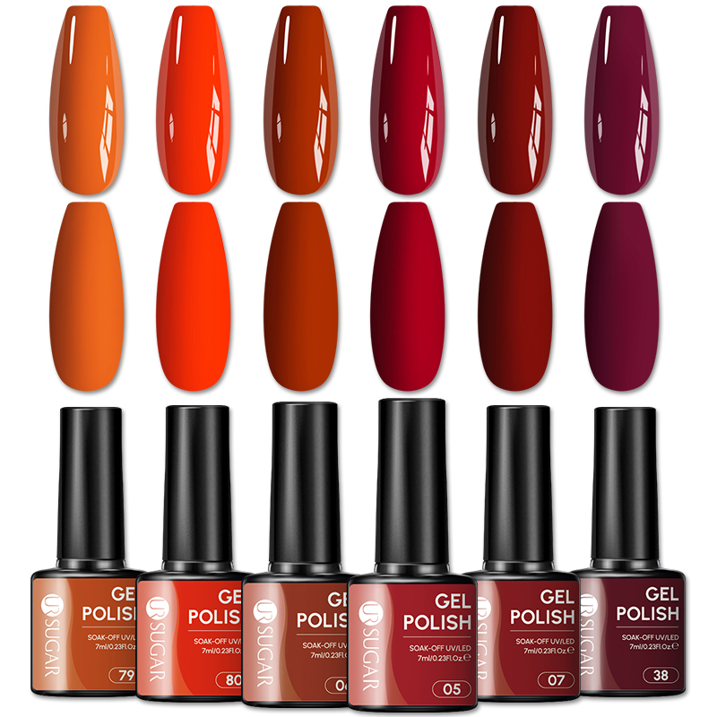 Conjunto de Esmalte em Gel UR  - Nail Art Orange avaliação e preço