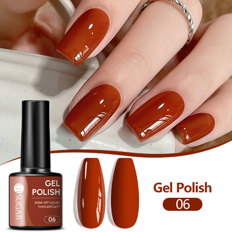 Conjunto de Esmalte em Gel UR  - Nail Art Orange avaliação e preço