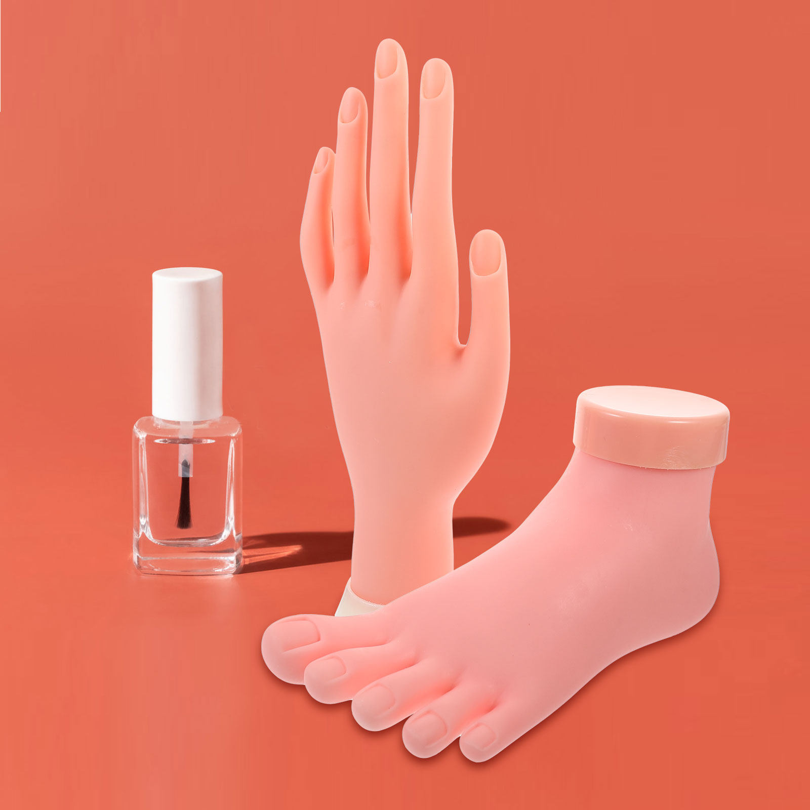 2 Peças de Mão e Pé Falsos par - Nail Art Fake avaliação e preço