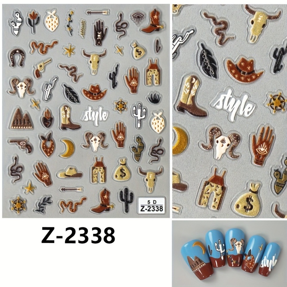 Adesivos Decorativos 5D 3D em  - Nail Art France avaliação e preço
