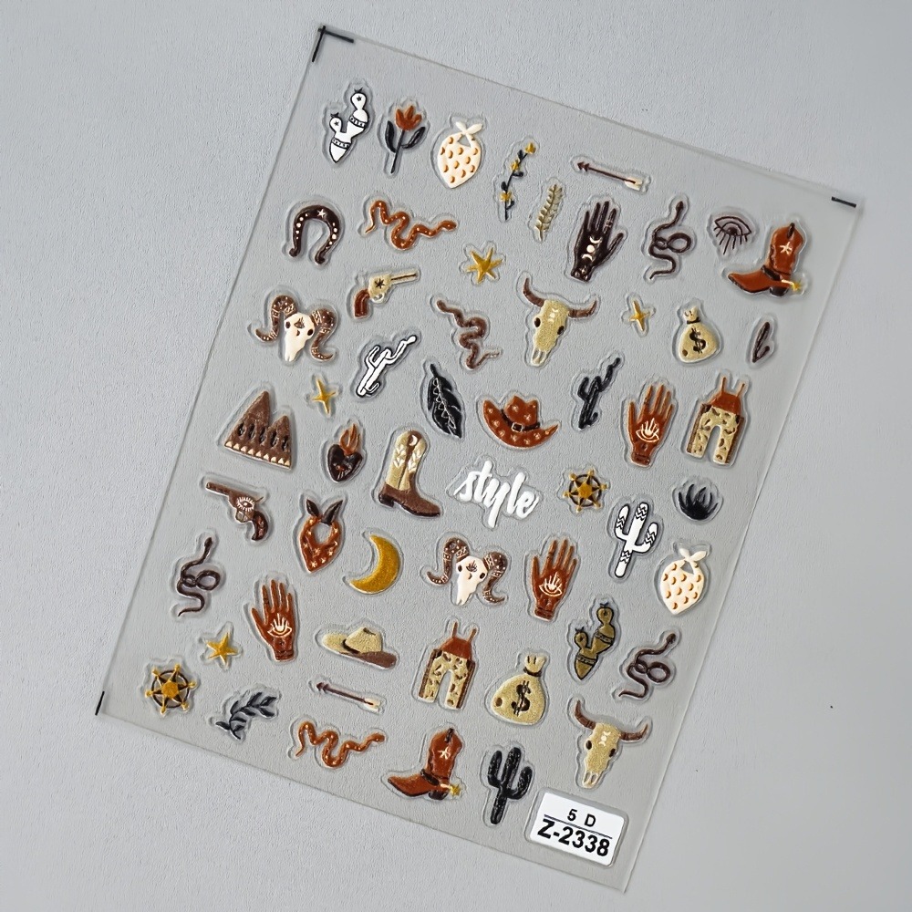 Adesivos Decorativos 5D 3D em  - Nail Art France avaliação e preço