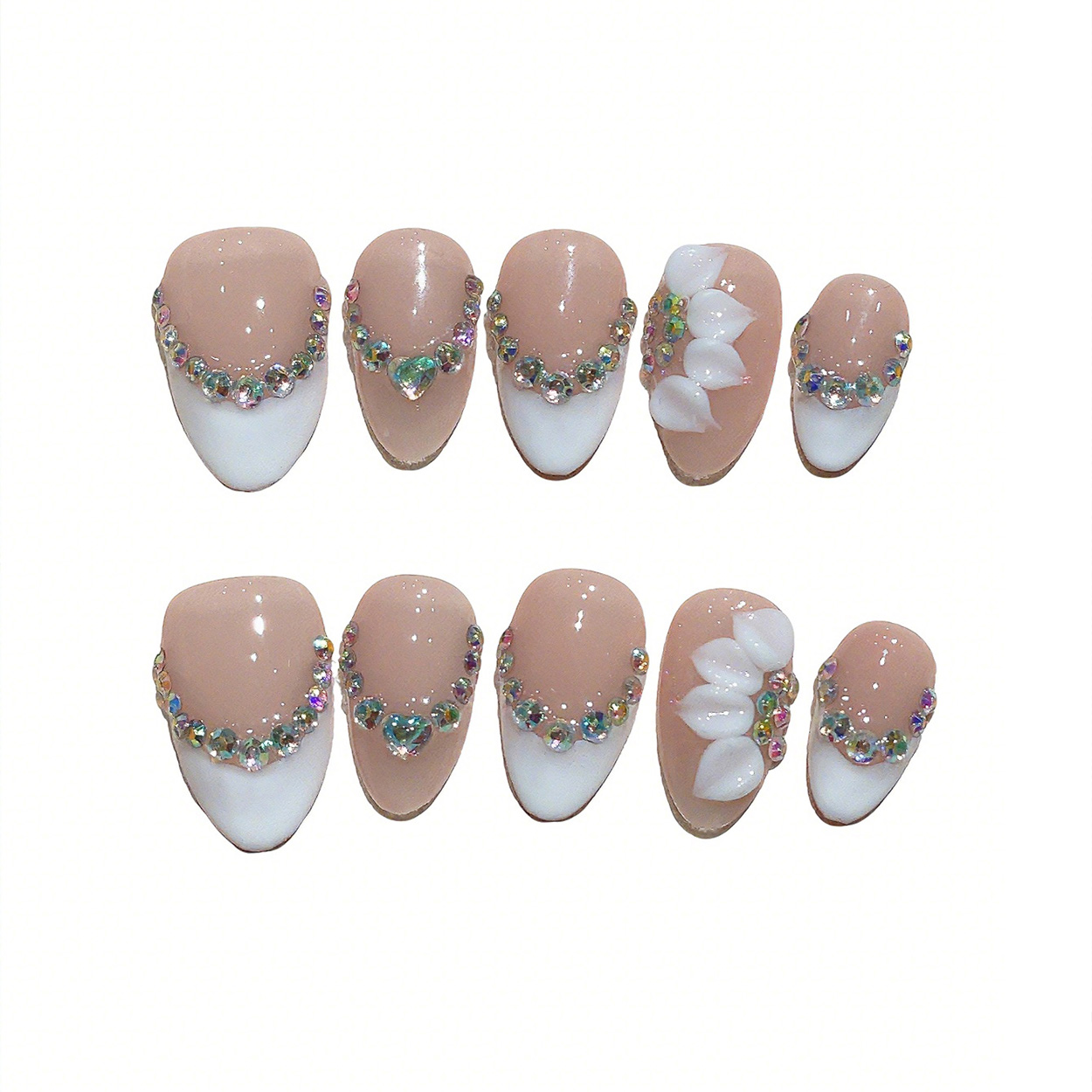 Kit de 10 Unidades de Unhas Po - Nail Art Fake avaliação e preço