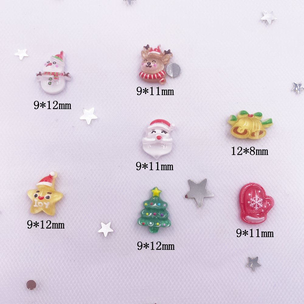 Mini Resina Flatback Rhineston - Nail Art Xmas avaliação e preço