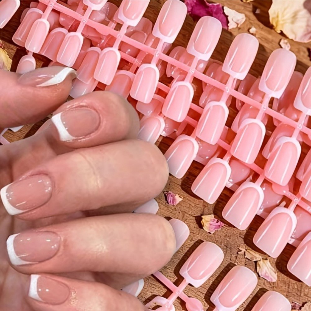 120 Unidades de Unhas Postiças - Nail Art Natural avaliação e preço