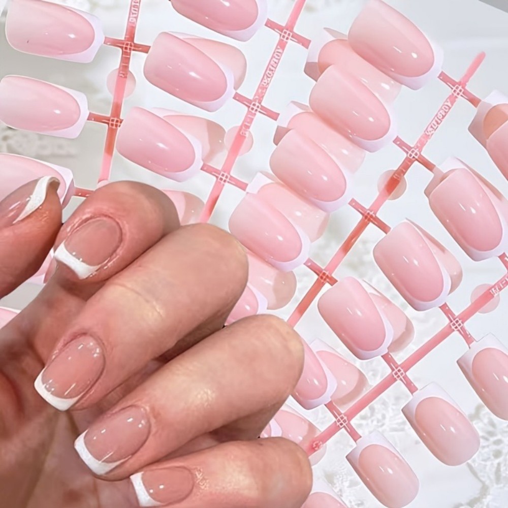 120 Unidades de Unhas Postiças - Nail Art Natural avaliação e preço