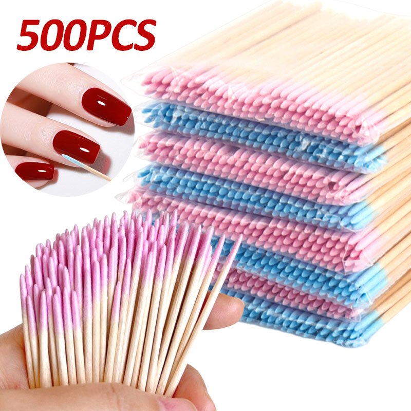 500-100 pçs rosa cabeça dupla  - Nail Art Orange avaliação e preço