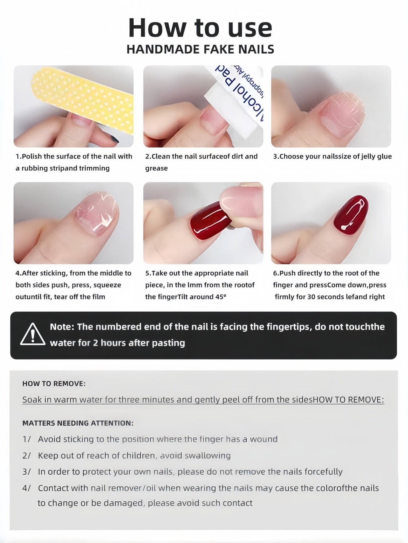 10 Peças de Unhas Artificiais  - Nail Art Fake avaliação e preço