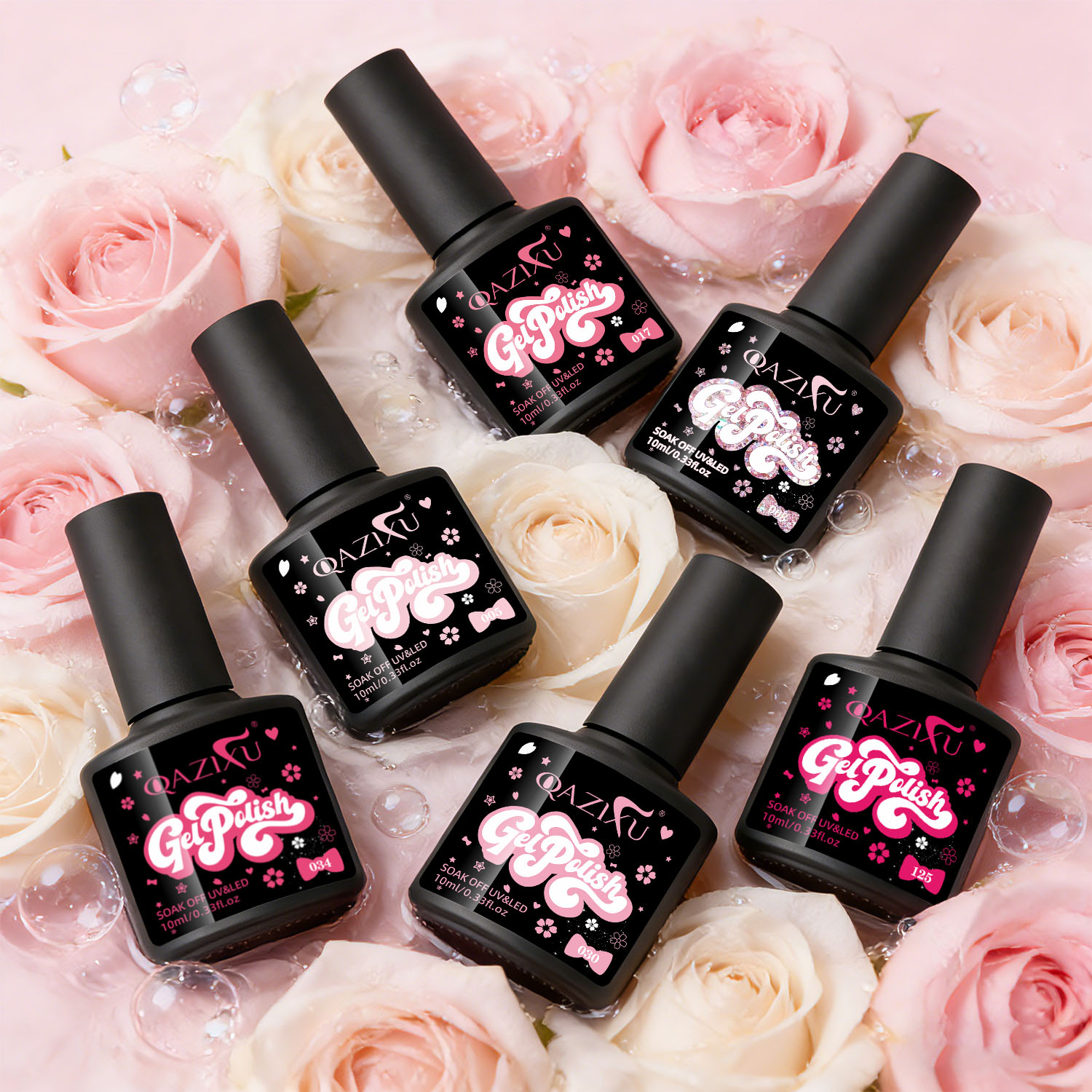 QAZIXU 1/6 Peças Conjunto de E - Nail Art Orange avaliação e preço