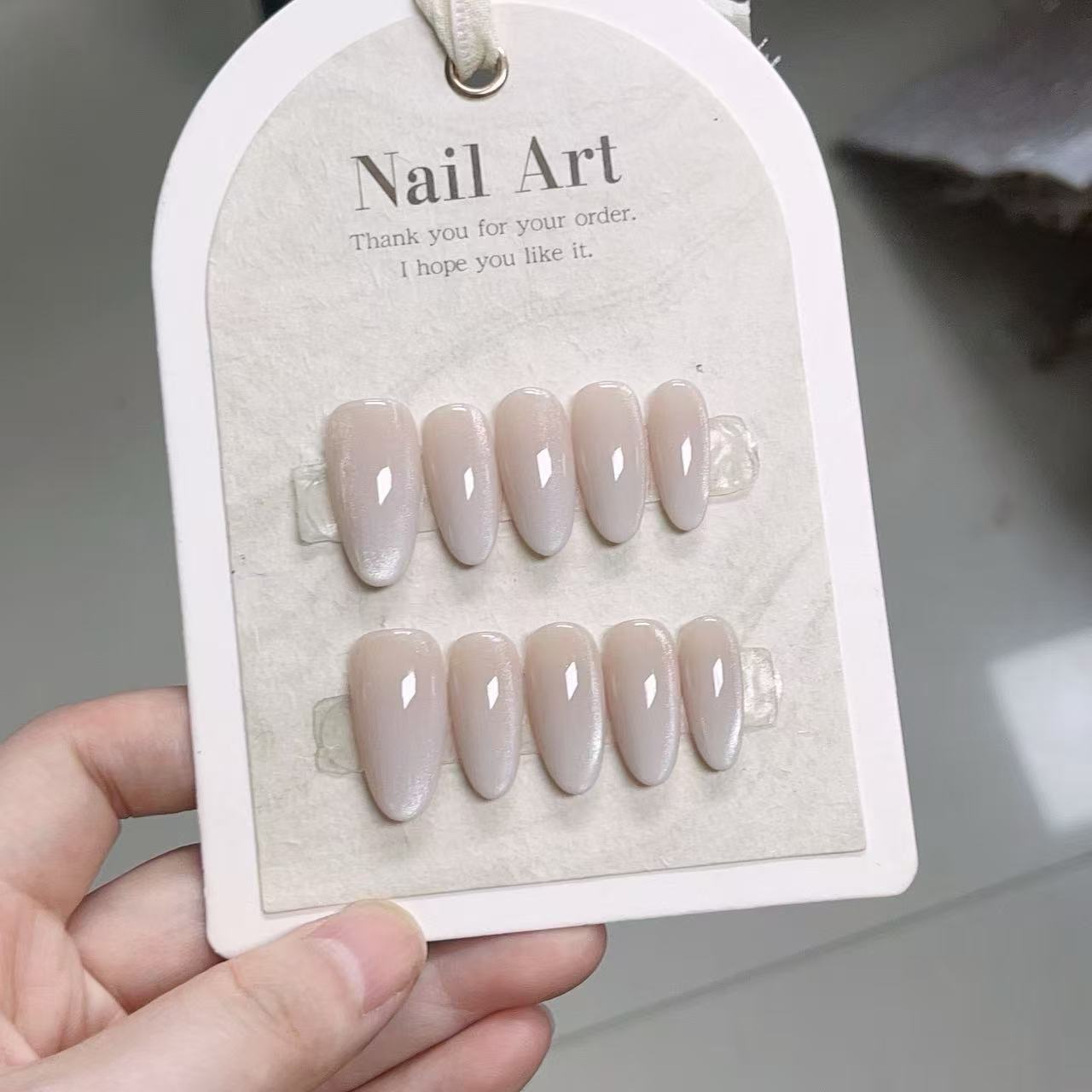 10 Unidades de Unhas Postiças  - Nail Art Full Cat Eye avaliação e preço