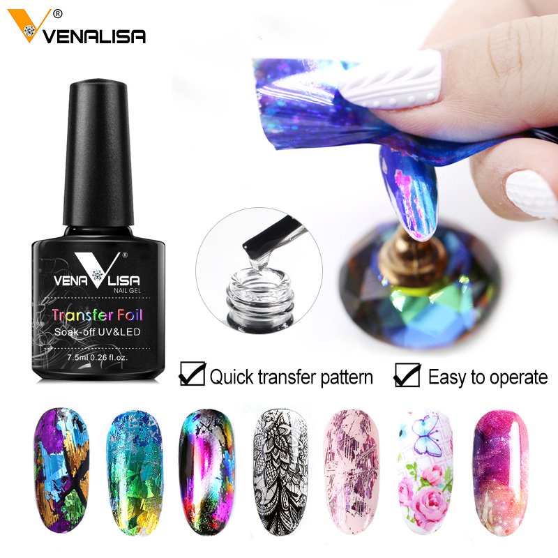 Venalisa 7.5ml folha de transf - Nail Foil Transfer avaliação e preço