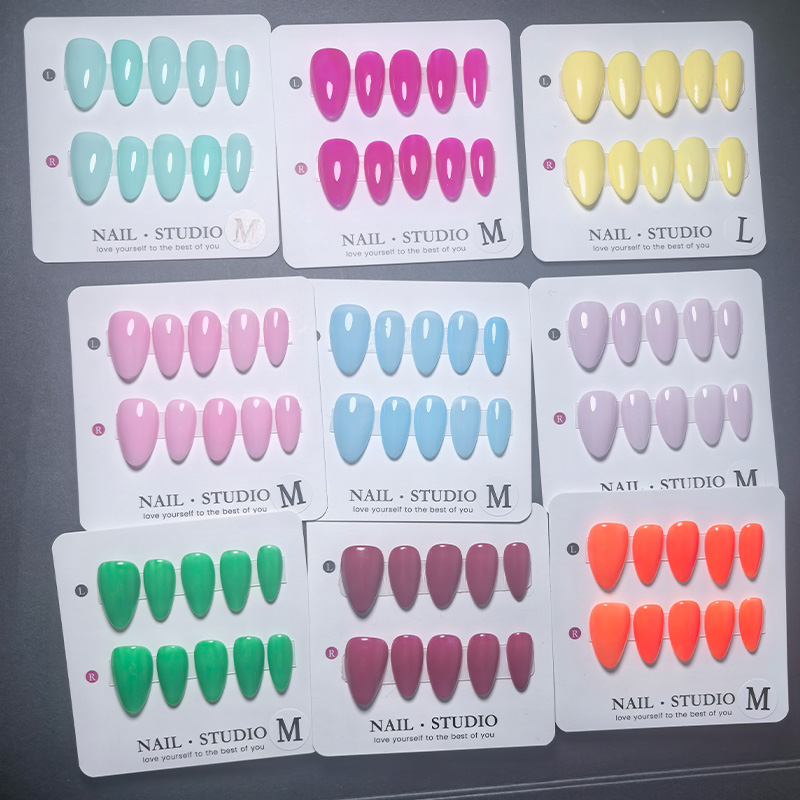 10 Unidades de Unhas Postiças  - Nail Art Orange avaliação e preço