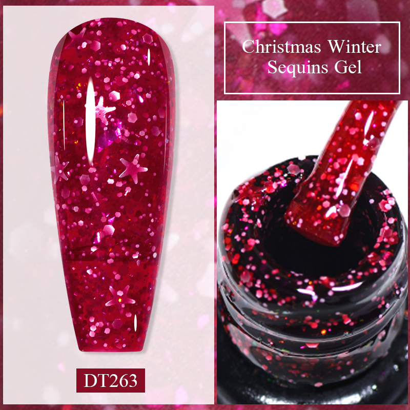 Esmalte em gel Christmas Glitt - Nail Art Xmas avaliação e preço