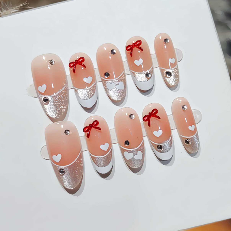 10 Peças de Unhas Postiças de  - Nail Art Fake avaliação e preço