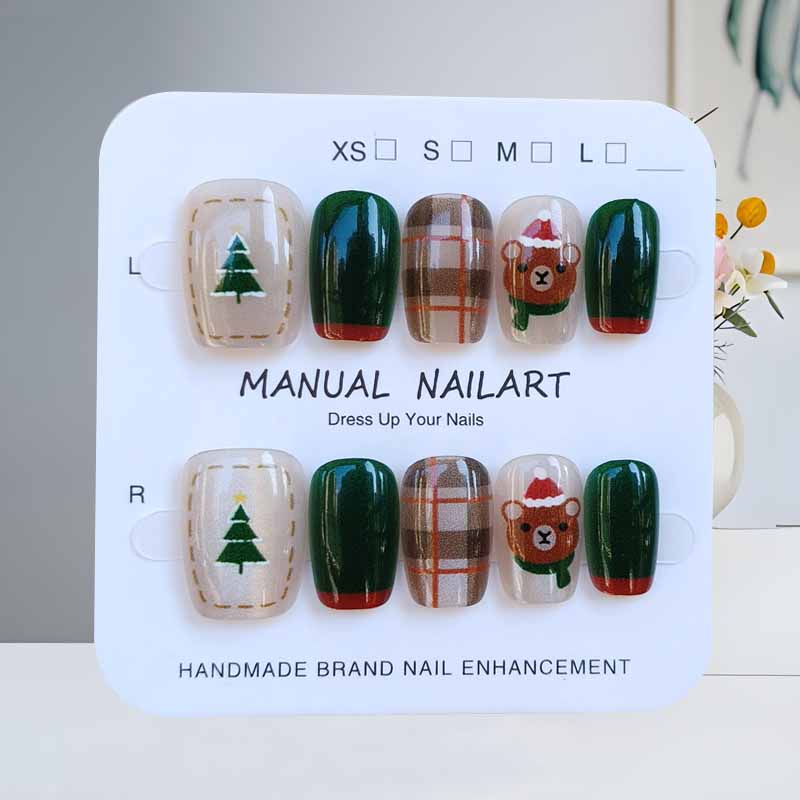 10 pçs natal metade artesanal  - Nail Art Fake avaliação e preço