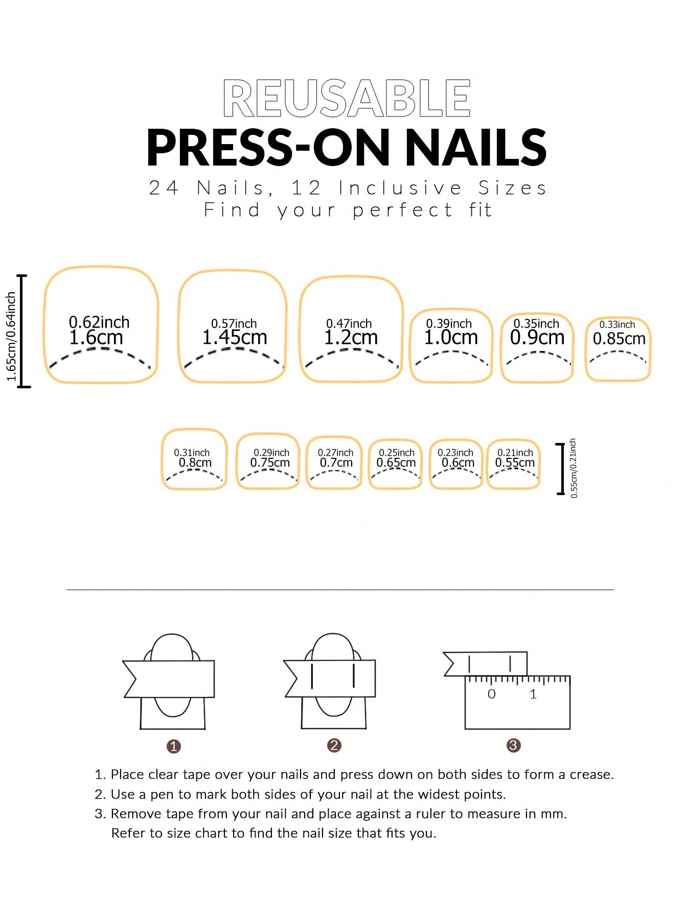 24 Unidades de Unhas Postiças  - Nail Art Full Cat Eye avaliação e preço