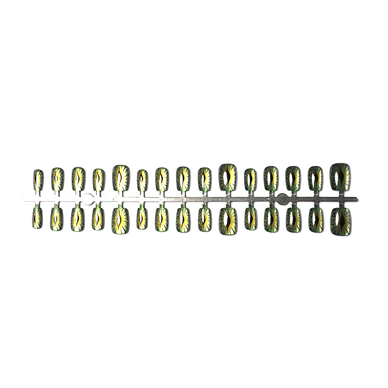 Unhas postiças curtas para mul - Nail Art Full Cat Eye avaliação e preço