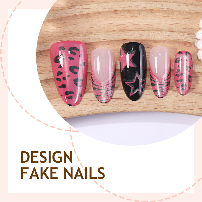24 Unidades de Unhas Postiças  - Nail Art Full Cat Eye avaliação e preço