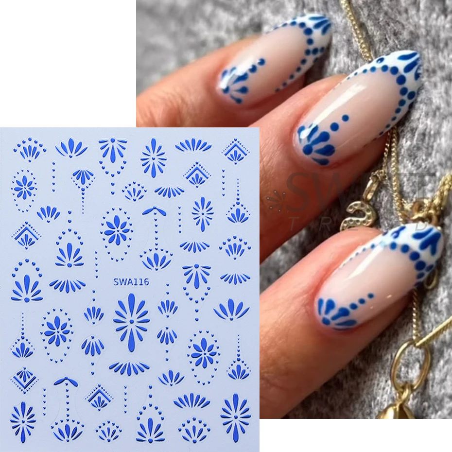 3 pçs estilo boêmio adesivos d - Nail Art France avaliação e preço