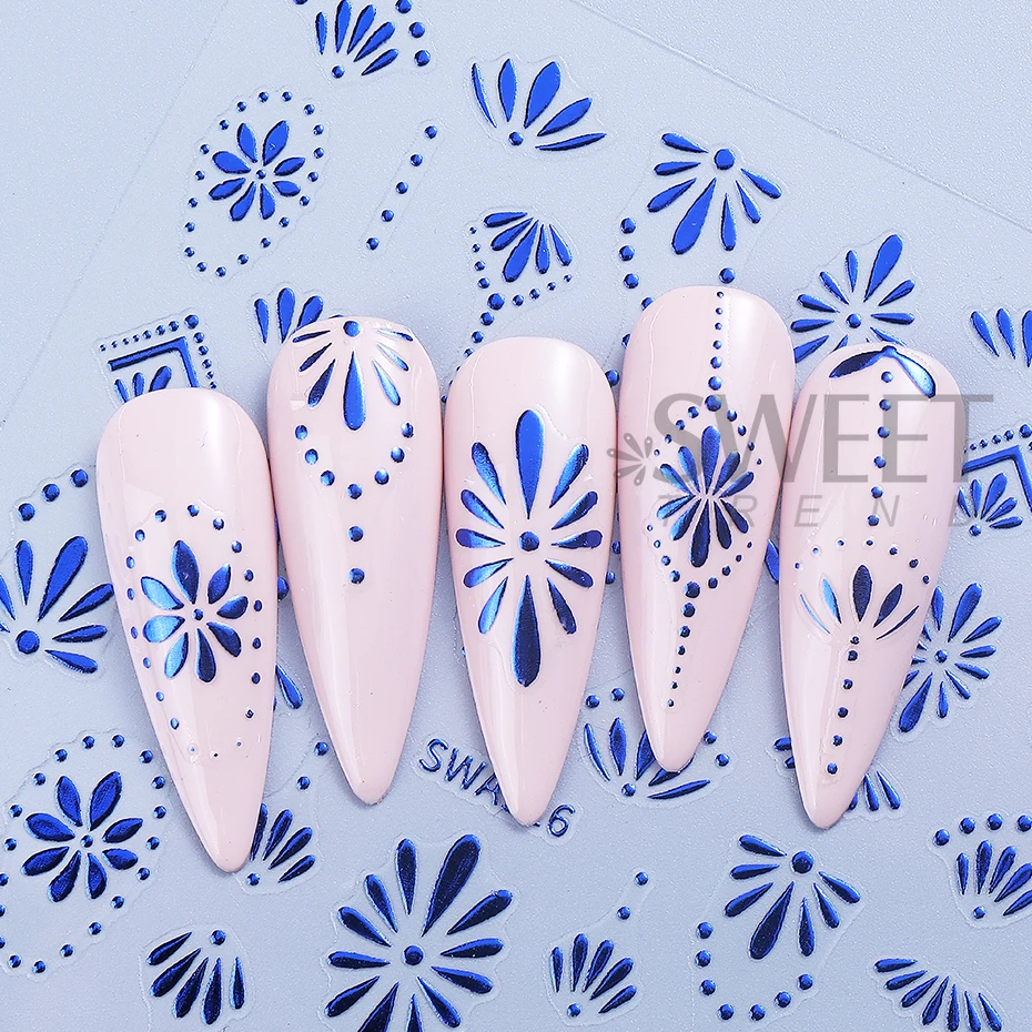3 pçs estilo boêmio adesivos d - Nail Art France avaliação e preço