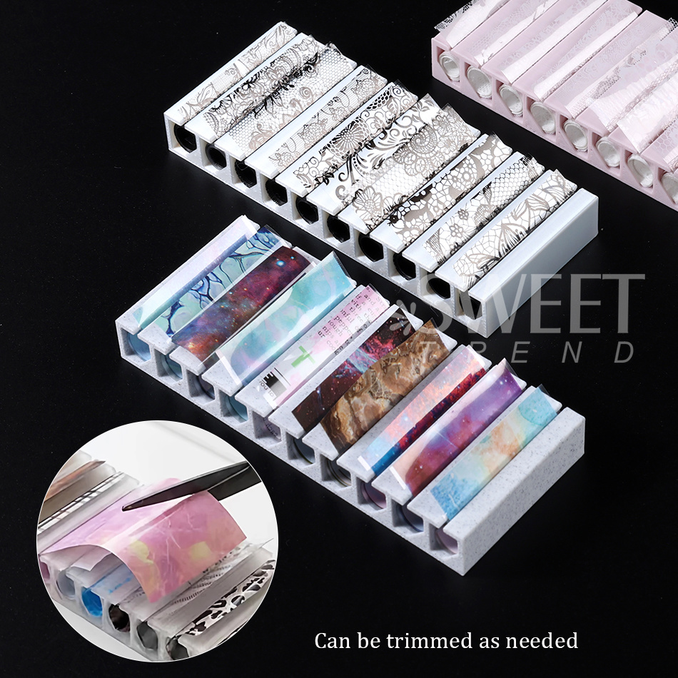 Caixa de Armazenamento para Fo - Nail Foil Transfer avaliação e preço