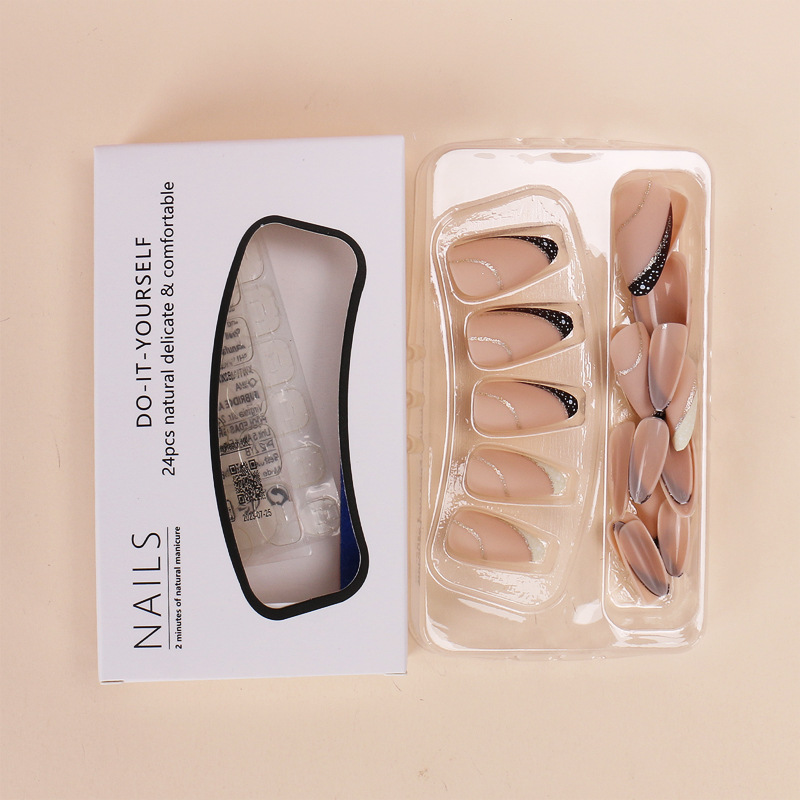 24 peças de unhas falsas estil - Nail Art Fake avaliação e preço