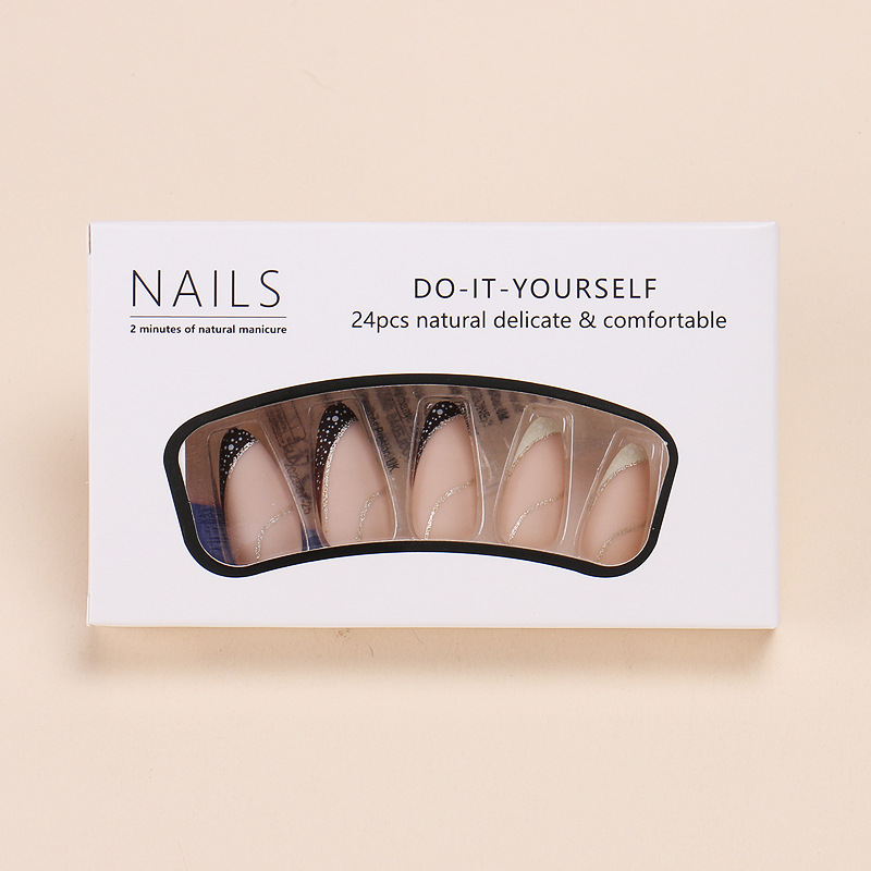 24 peças de unhas falsas estil - Nail Art Fake avaliação e preço