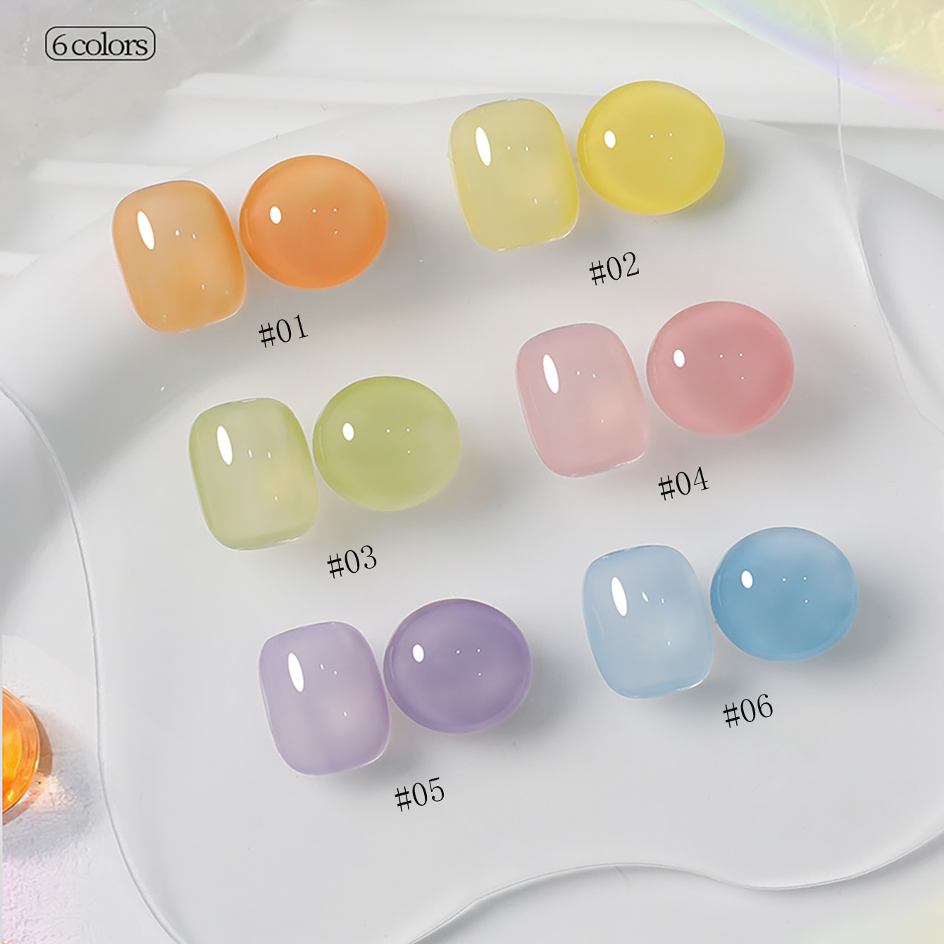 1-6 peças PSK Novo Esmalte em  - Nail Art Orange avaliação e preço