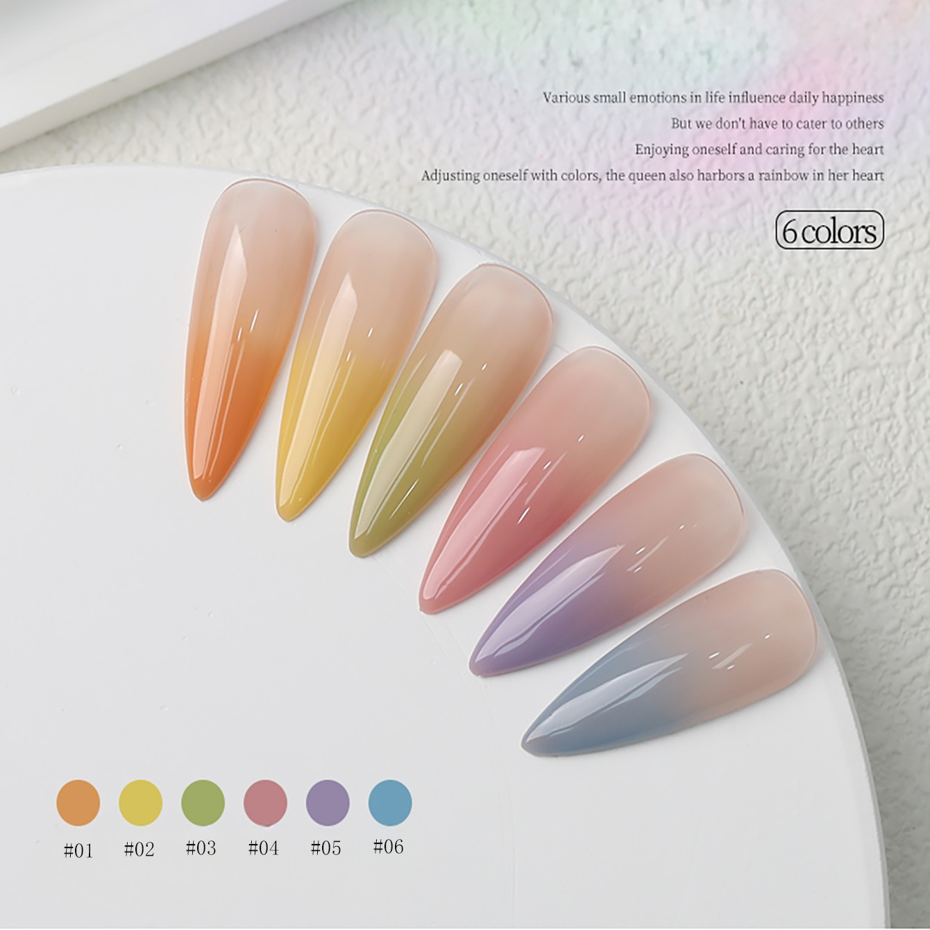 1-6 peças PSK Novo Esmalte em  - Nail Art Orange avaliação e preço
