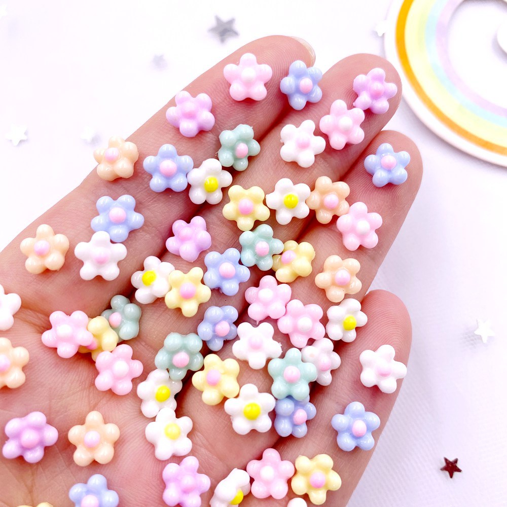 100 Peças de Gemas de Flor Min - Nail Art Xmas avaliação e preço