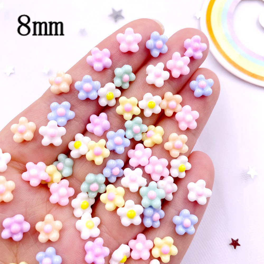 100 Peças de Gemas de Flor Min - Nail Art Xmas avaliação e preço