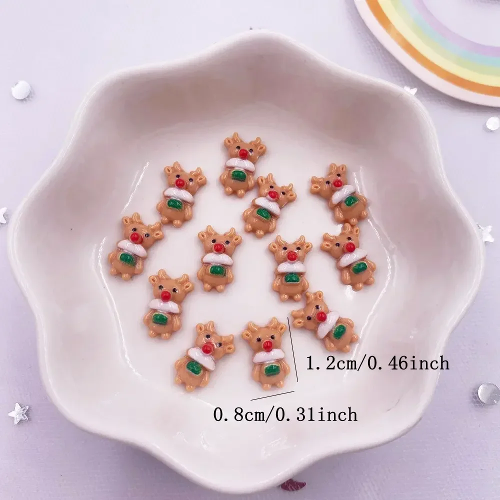 50 pçs resina mini colorido na - Nail Art Xmas avaliação e preço