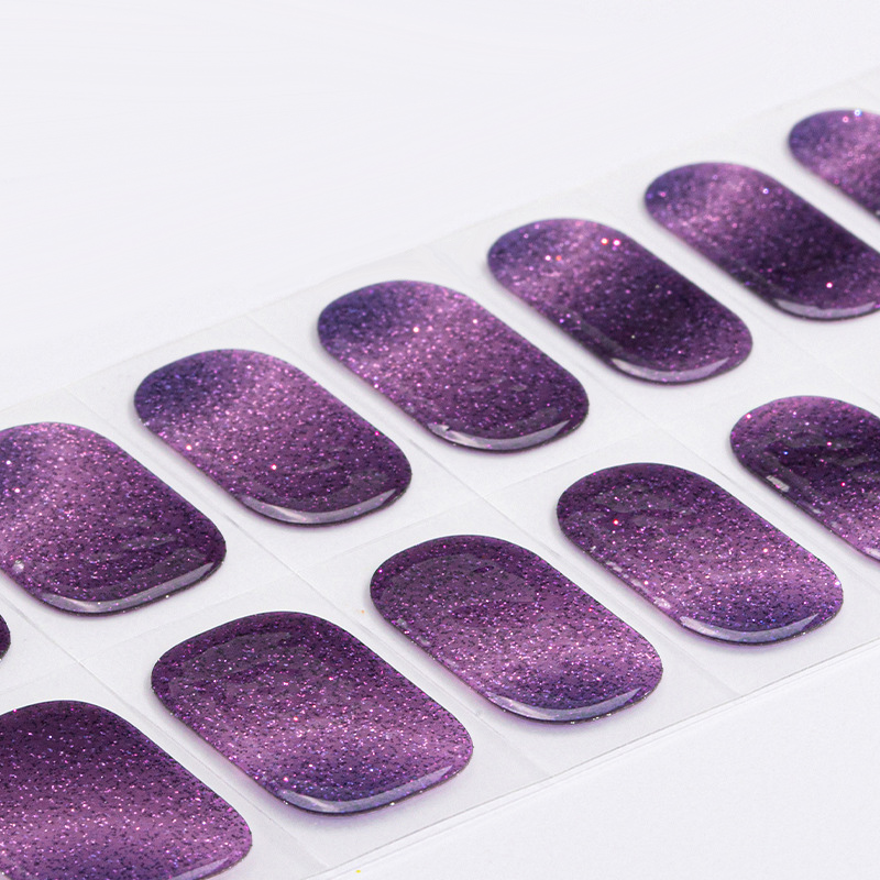 Semi-curado Gel Nail Sticker C - Nail Art Full Cat Eye avaliação e preço